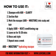 Load image into Gallery viewer, A D D + M O I S T U R E™ hydrating masque