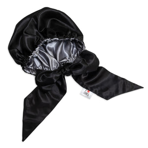 Satin Sleep Bonnet - Long Ribbon Wrap